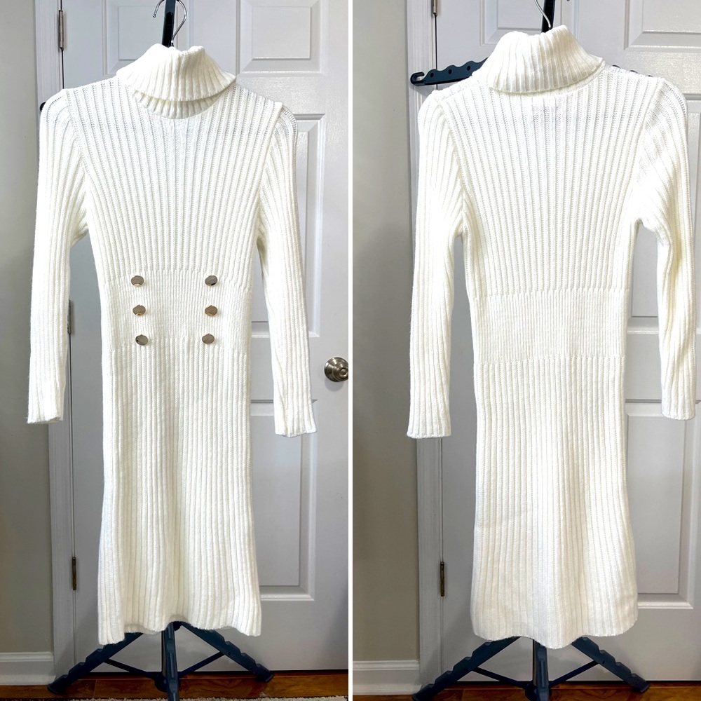 White Sweater Dress